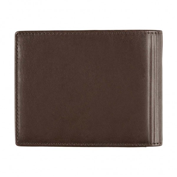 Camel Active Cliff Δερμάτινο Πορτοφόλι Πλάγιο Καφέ Σκούρο 405-704-29(011785)