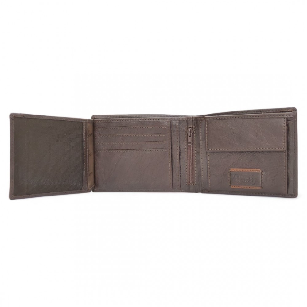 Camel Active Panama Δερμάτινο Πορτοφόλι Πλάγιο Καφέ 250-704-29 