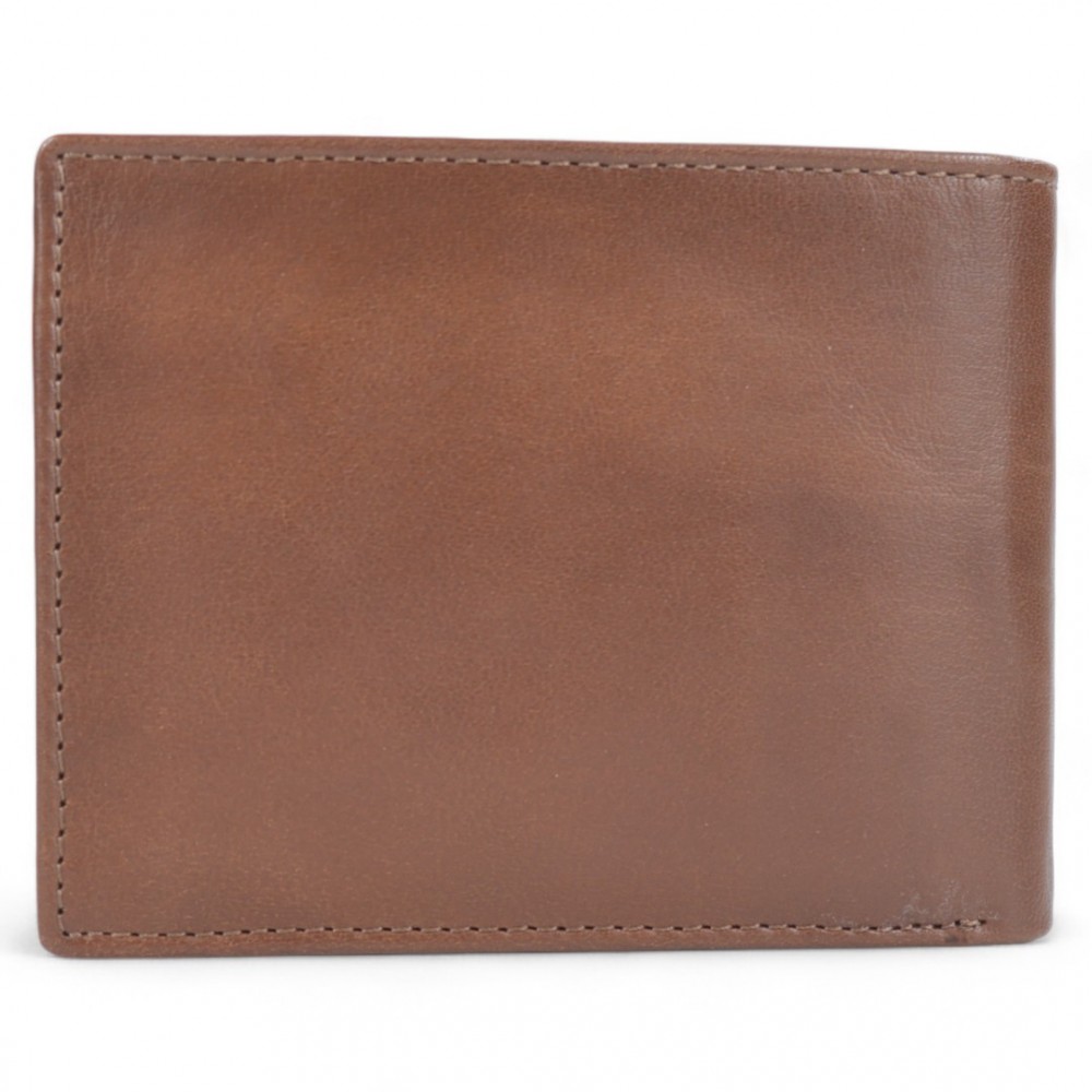 Camel Active Panama Δερμάτινο Πορτοφόλι Πλάγιο Cognac 250-704-22