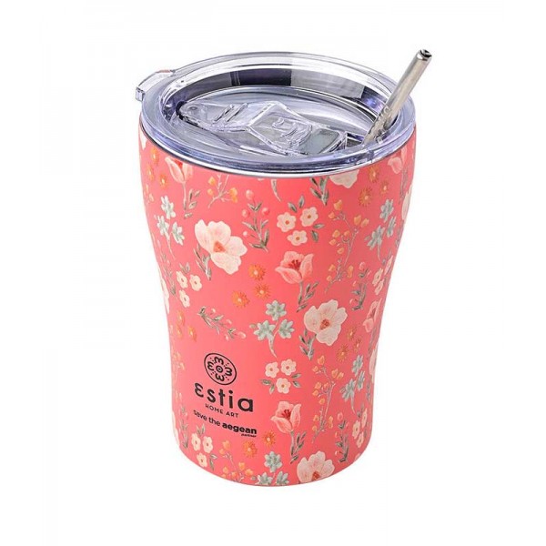 Θερμός ESTIA coffee mug 350ml  01-16906 Bouquet coral