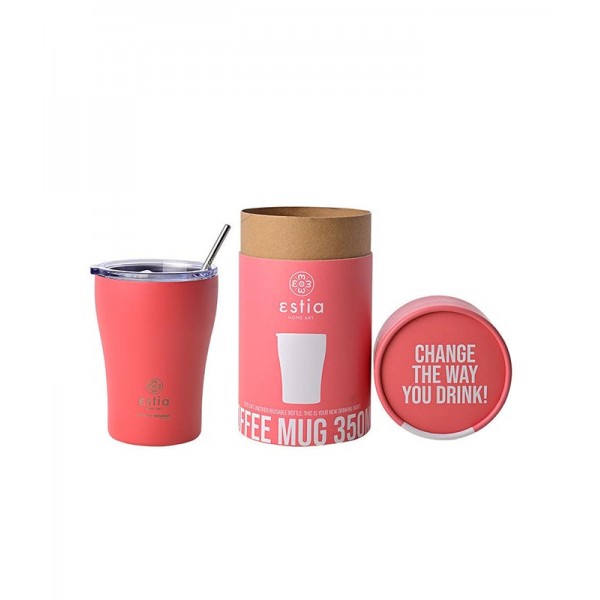 Θερμός ESTIA coffee mug 350ml  01-12199 Fusion coral