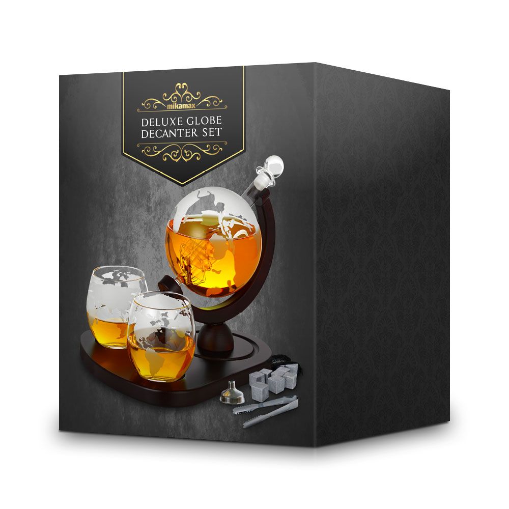 Deluxe Globe Decanter Set – Σετ Καράφα Deluxe Globe MM04976