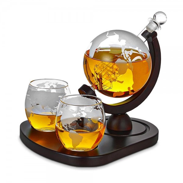 Deluxe Globe Decanter Set – Σετ Καράφα Deluxe Globe MM04976