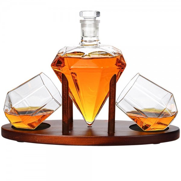 Deluxe Diamond Decanter Set – Σετ Κρυστάλλινης Καράφας MM04977