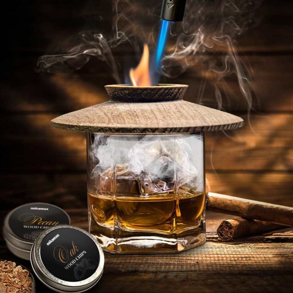 Whiskey Smoking Kit – Σετ καπνίσματος ουίσκι με καπάκι MM05090