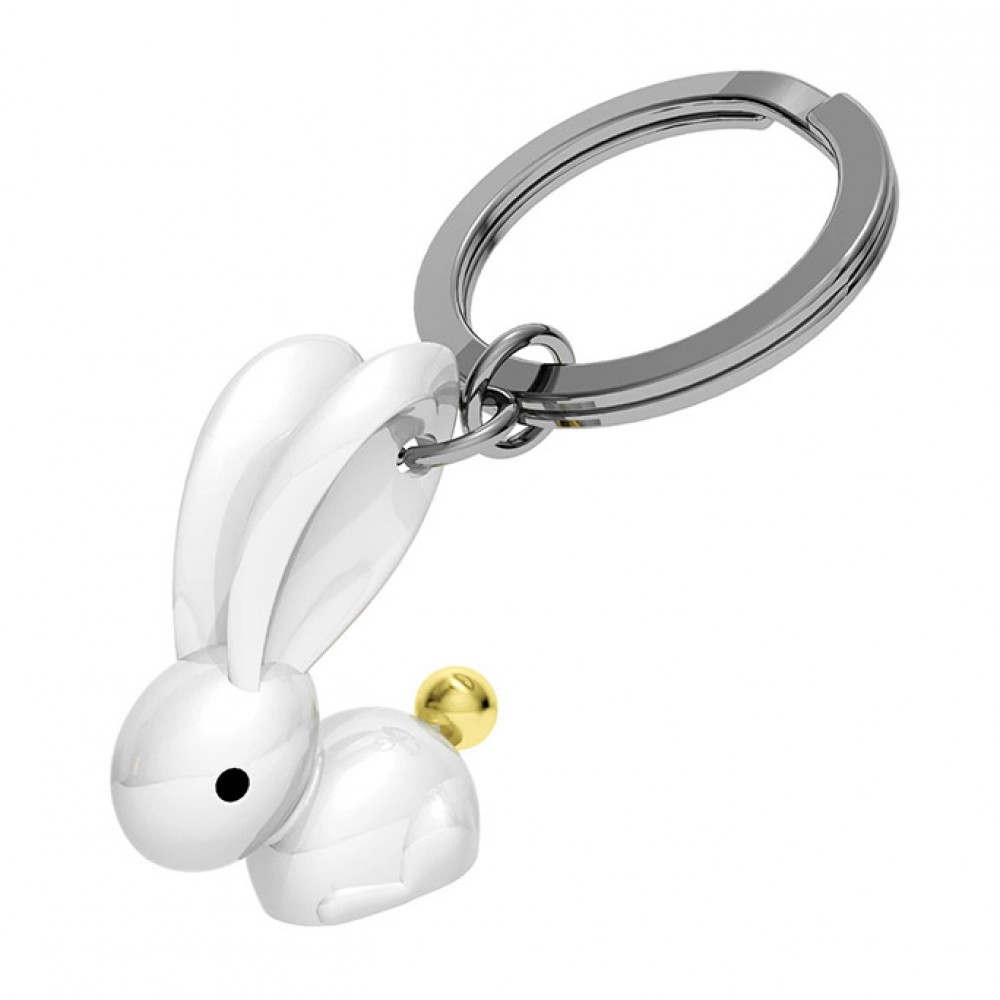 Μπρελόκ Metalmorphose White Bunny MTM068-01 