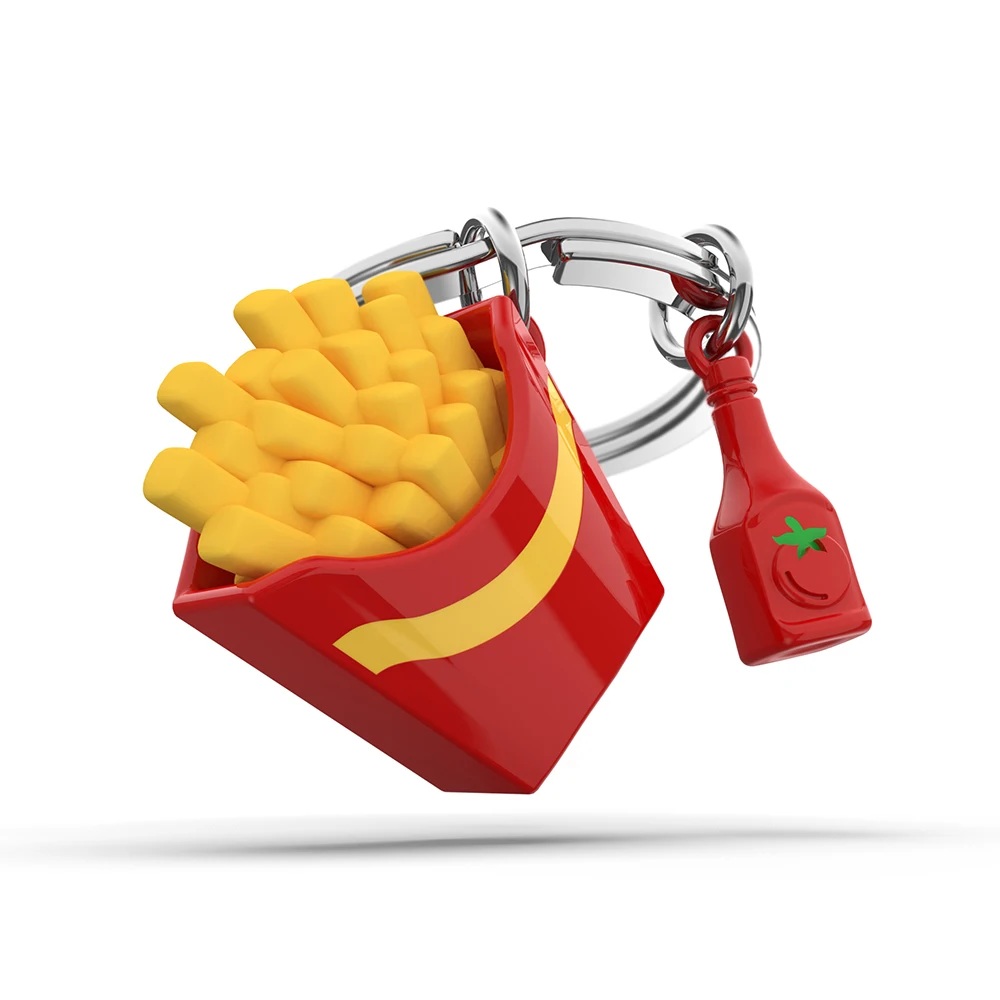 Μπρελόκ Metalmorphose "French Fries with Ketchup Bottle " MTM336-01