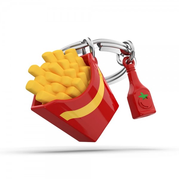 Μπρελόκ Metalmorphose "French Fries with Ketchup Bottle " MTM336-01
