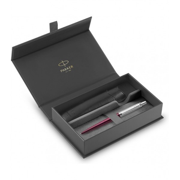 PARKER JOTTER VICTORIA VIOLET CT BALLPEN ME ΜΑΥΡΗ ΘΗΚΗ 1171.1218.05