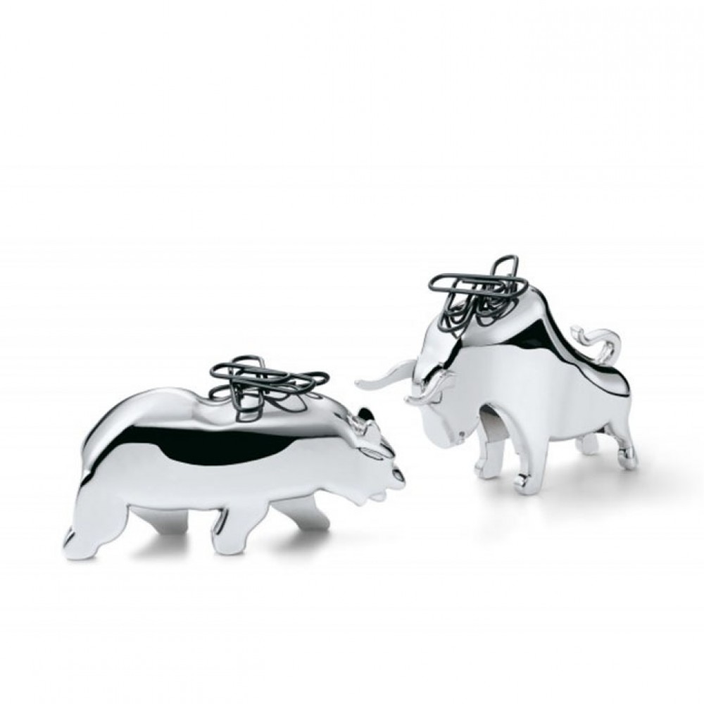 Βάση συνδετήρων μαγνητική Philippi 209009 “BULL&BEAR” 