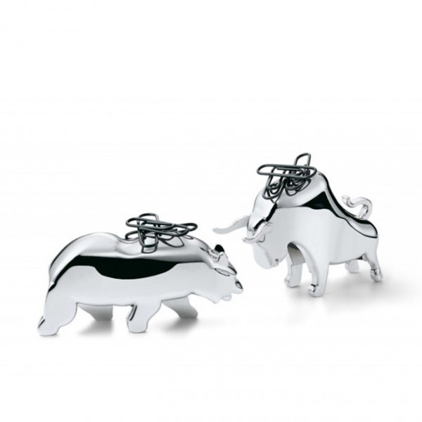 Βάση συνδετήρων μαγνητική Philippi 209009 “BULL&BEAR” 