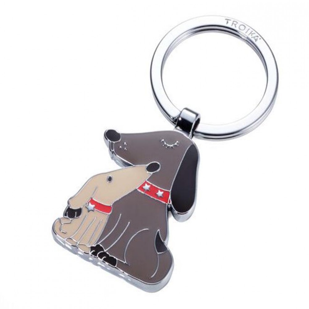 Μπρελόκ TROIKA KR18-05/BR  "DOG & DOGGY"