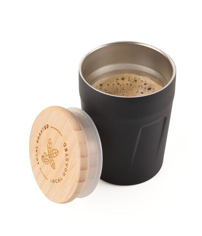 Θερμός Troika "Bamboo Espresso Doppio" CUP85BK Κούπες-Θερμός
