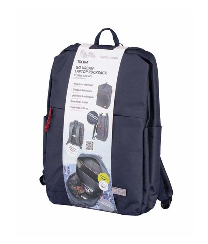 TROIKA Σακίδιο Backpack BGO31/DB Μπλε Τσάντες