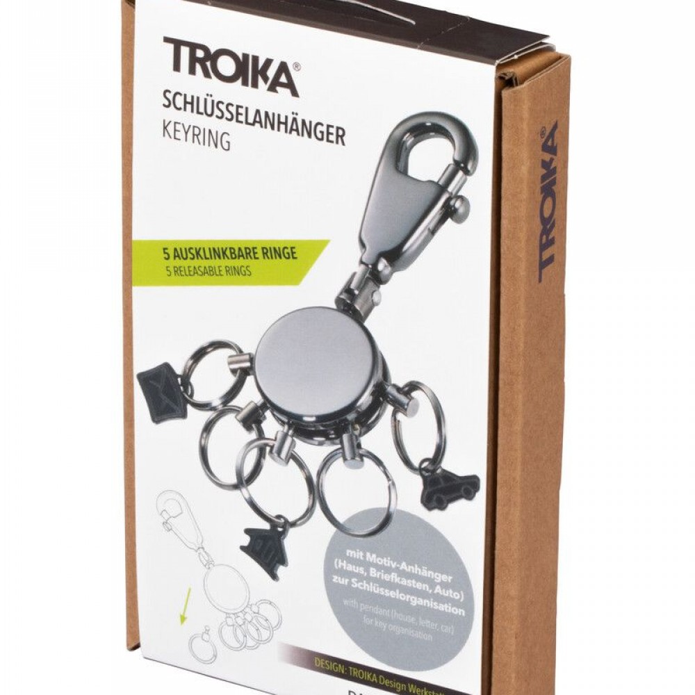Μπρελόκ Troika "PATENT SIGN" KYR62/GM