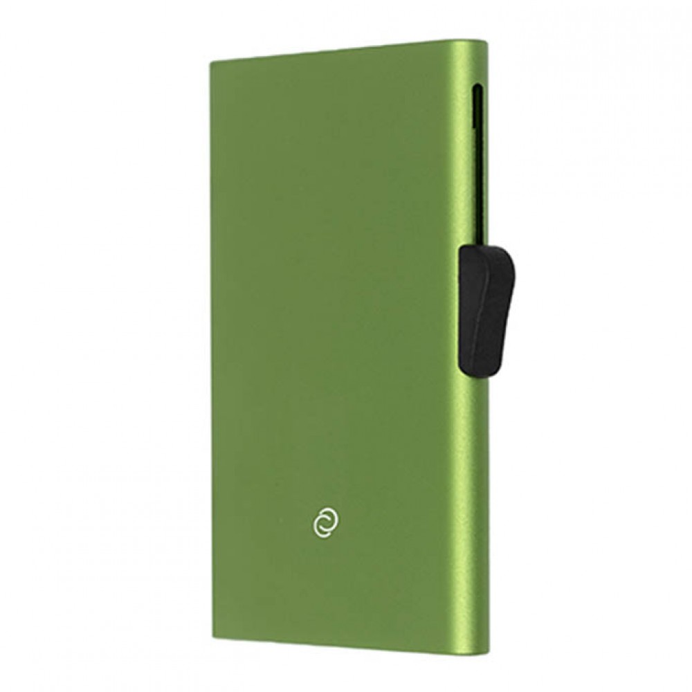 C SECURE Kαρτοθήκη αλουμινίου με προστασία RFID Olive Green CH22239