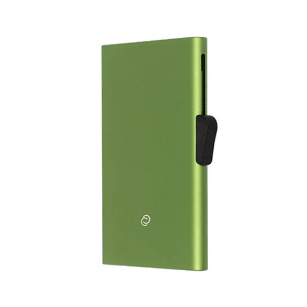 C SECURE Kαρτοθήκη αλουμινίου με προστασία RFID Olive Green CH22239