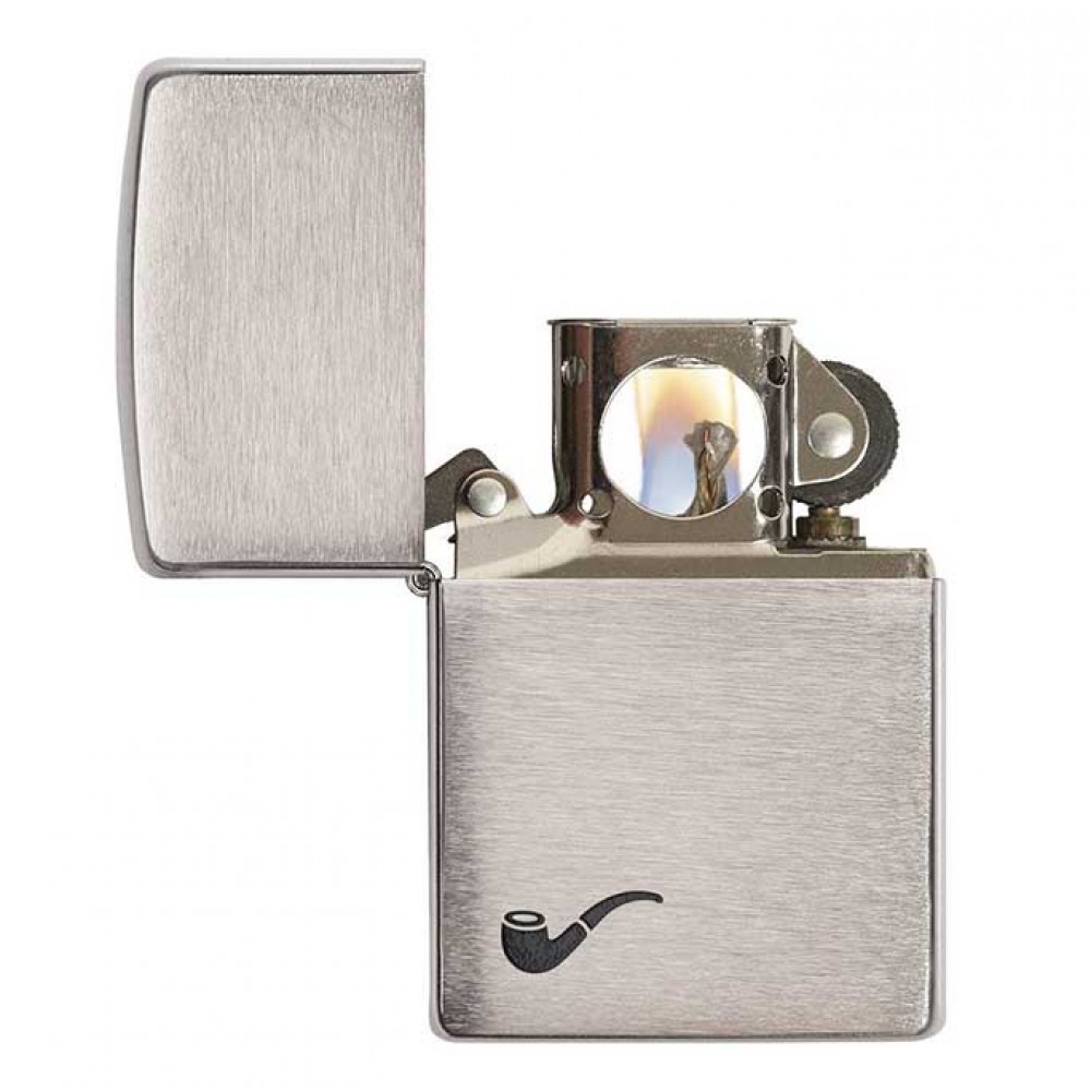 Zippo 200PL Pipe Brushed Chrome