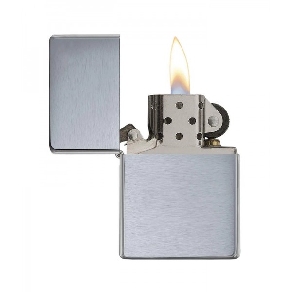Zippo 230.25 Brushed Chrome Vintage