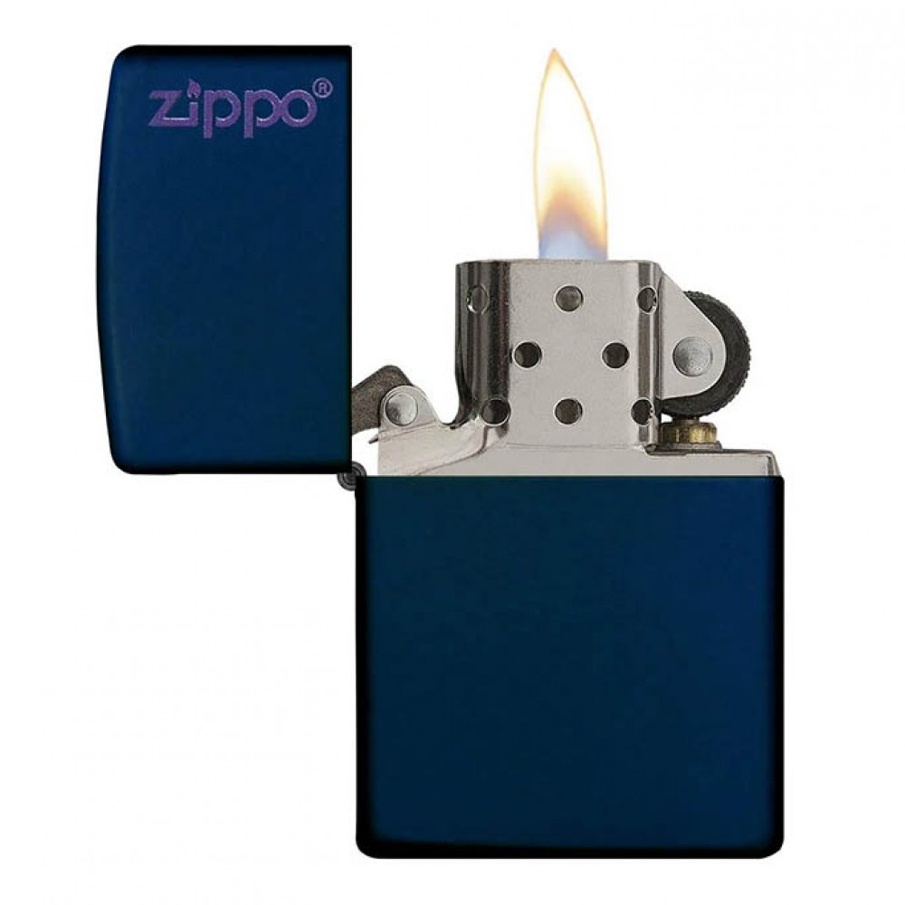 Zippo Classic Navy Matte Zippo Logo 239ZL