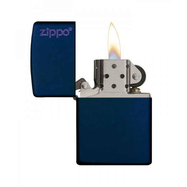 Zippo Classic Navy Matte Zippo Logo 239ZL