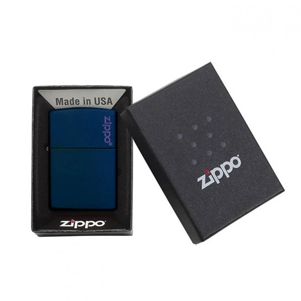 Zippo Classic Navy Matte Zippo Logo 239ZL