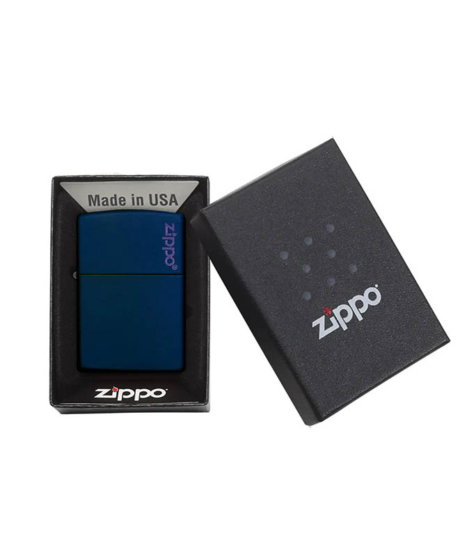 Zippo Classic Navy Matte Zippo Logo 239ZL Αναπτήρες Zippo