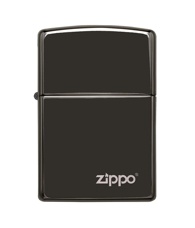Zippo 24756ZL Classic High Polish Black Zippo Logo Αναπτήρες Zippo