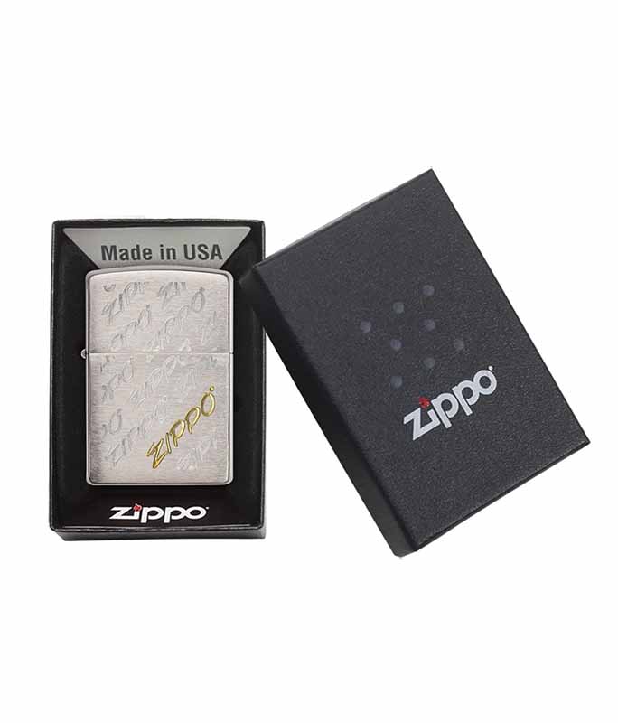 Zippo Script Brushed Chrome 28642 Αναπτήρες Zippo