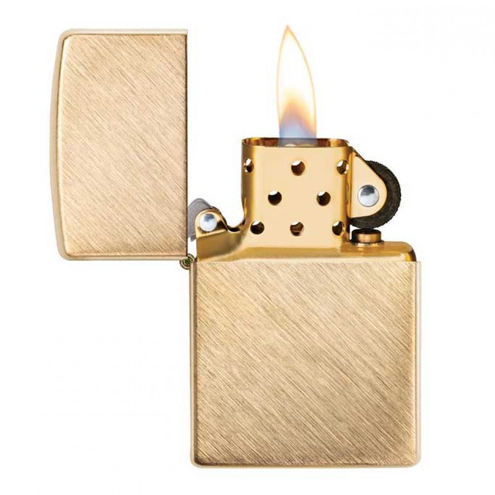 Zippo 29830 Classic Herringbone Sweep Brass 