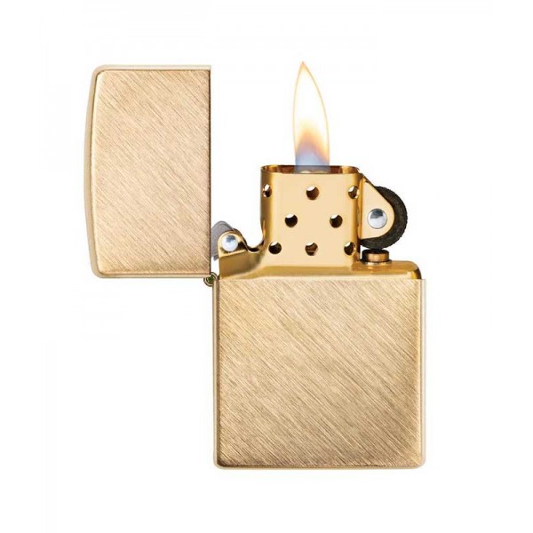 Zippo 29830 Classic Herringbone Sweep Brass 