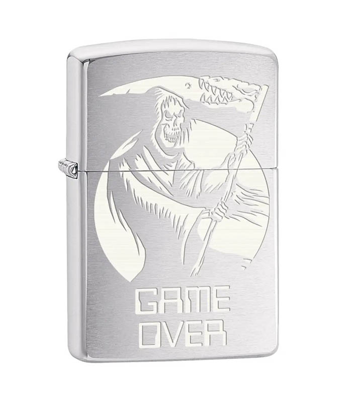 Zippo 29696 Skull Game Over Design Αναπτήρες Zippo