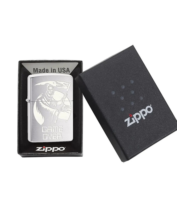 Zippo 29696 Skull Game Over Design Αναπτήρες Zippo