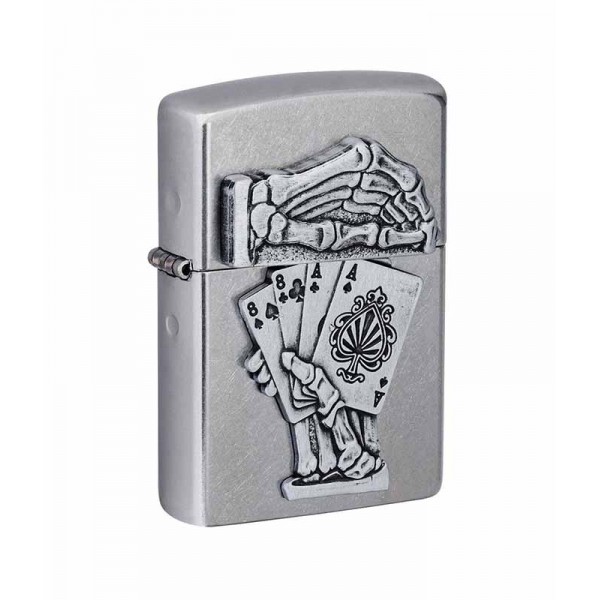 Zippo Dead Mans Hand Emblem Design 49536