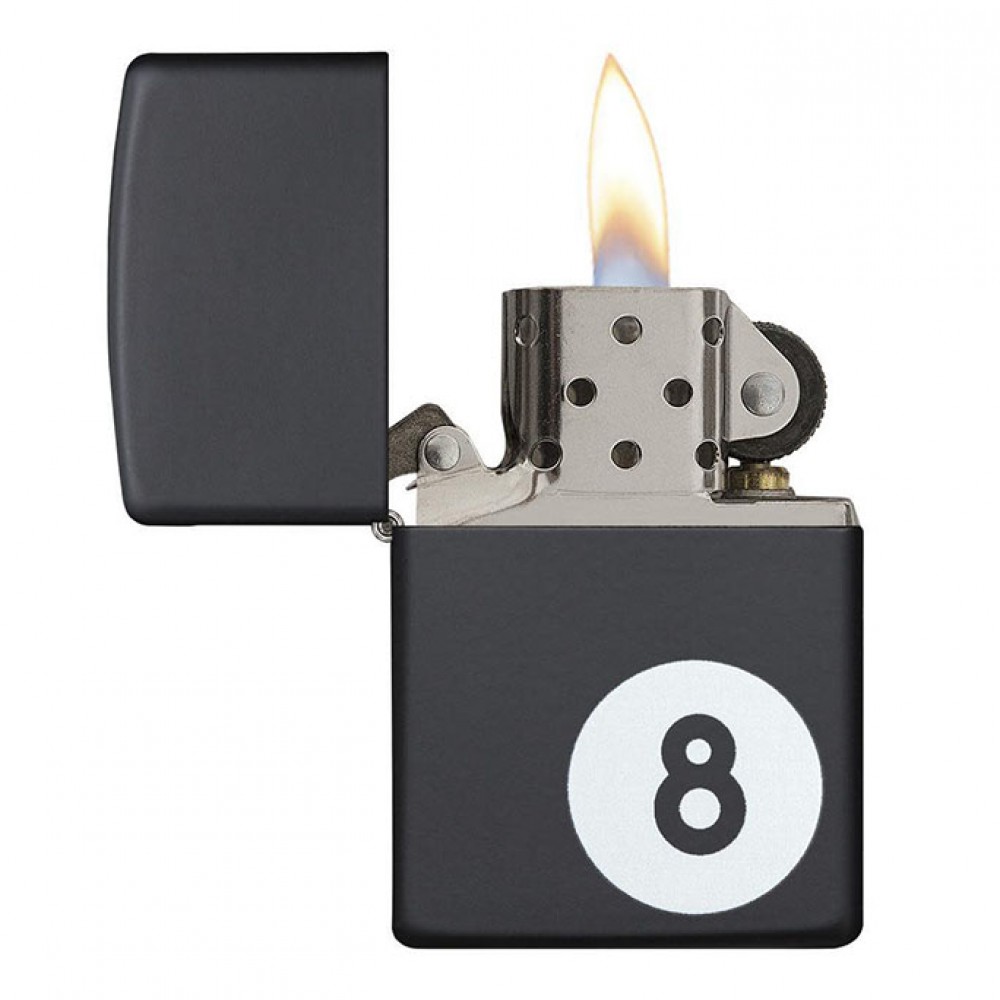 Zippo 28432 Black Matte 8 Ball 28432