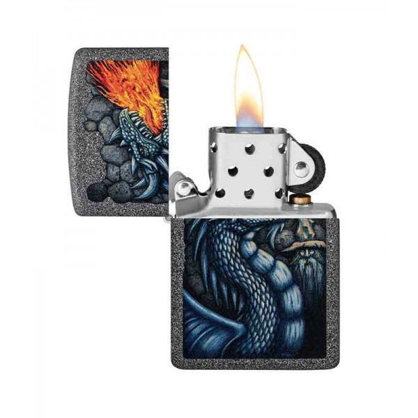 Zippo 49776 Fiery Dragon Design