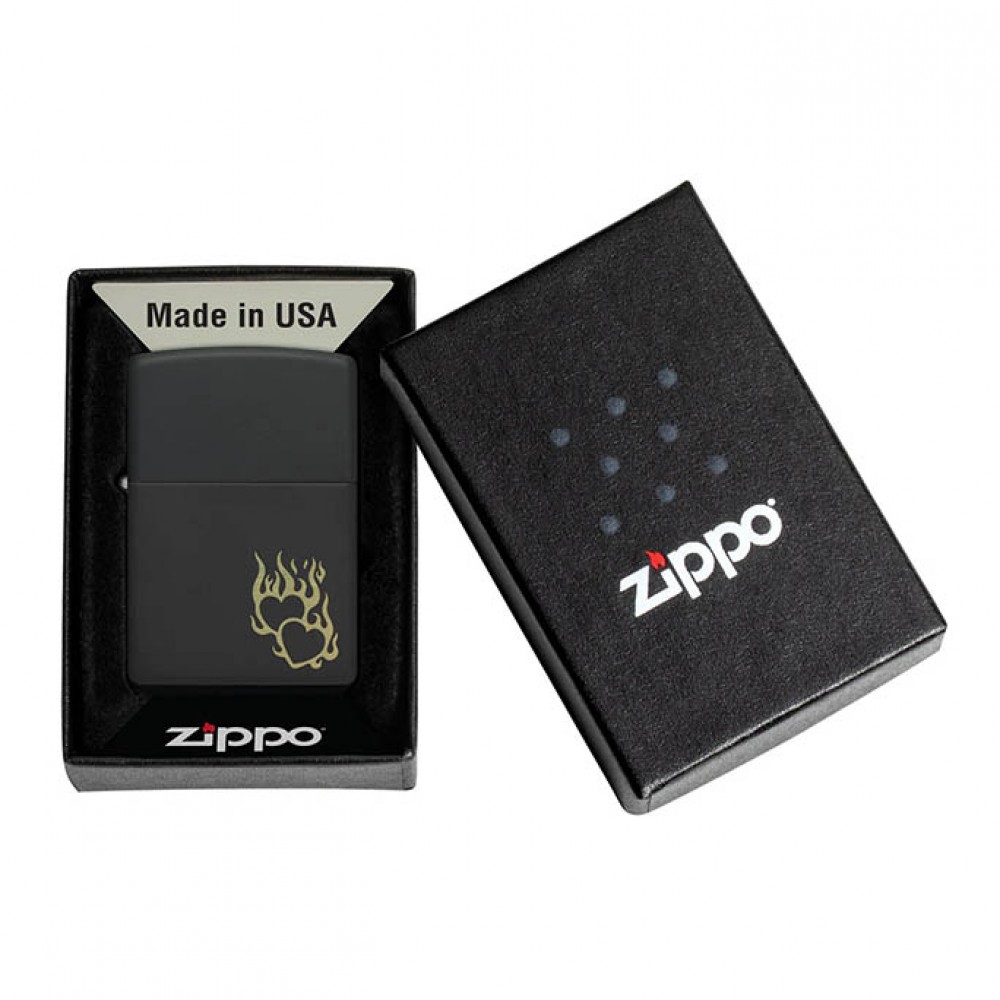 Zippo Fire Heart Design 46004