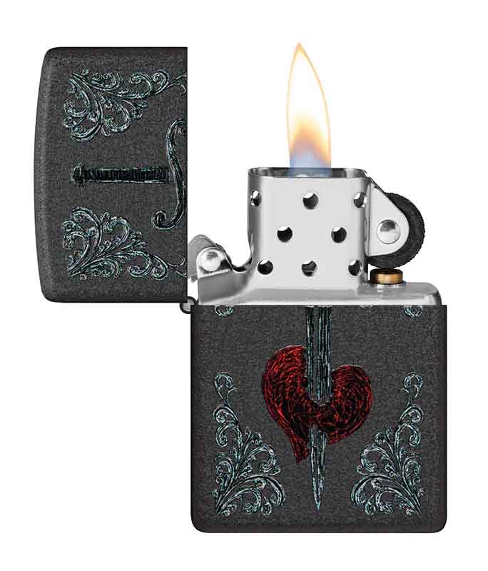 Zippo 48617 Heart Dagger Tattoo Design Αναπτήρες Zippo