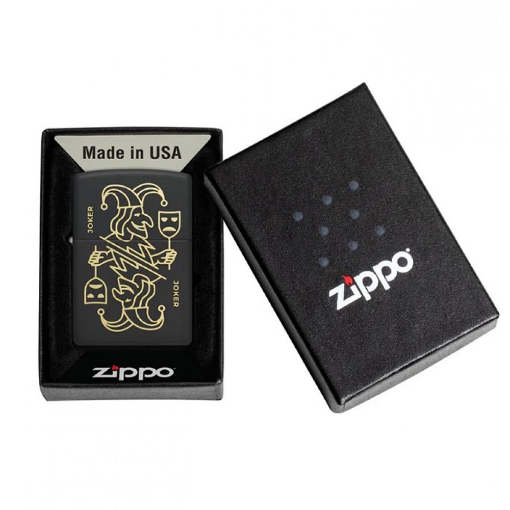 Zippo 46290 Joker Card Design