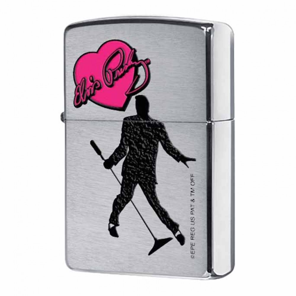 Zippo Elvis Presley Brushed Chrome 24785