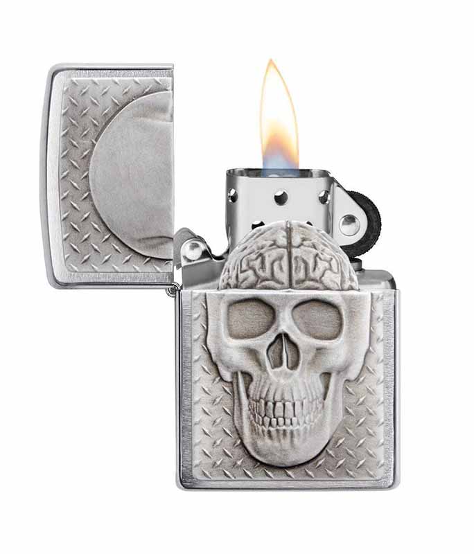 Zippo Skull with Brain Surprise 29818 Αναπτήρες Zippo