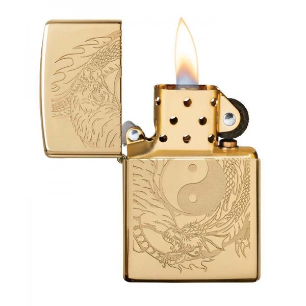 Zippo 49024 Tiger Dragon Design