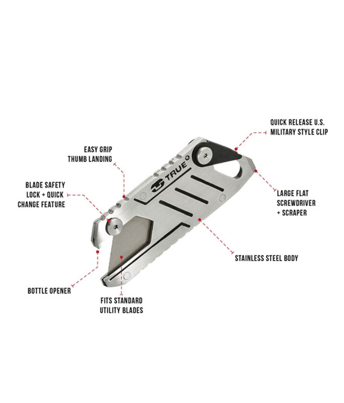 Πολυεργαλείο True Utility Boxcutter TU583 Πολυεργαλεία