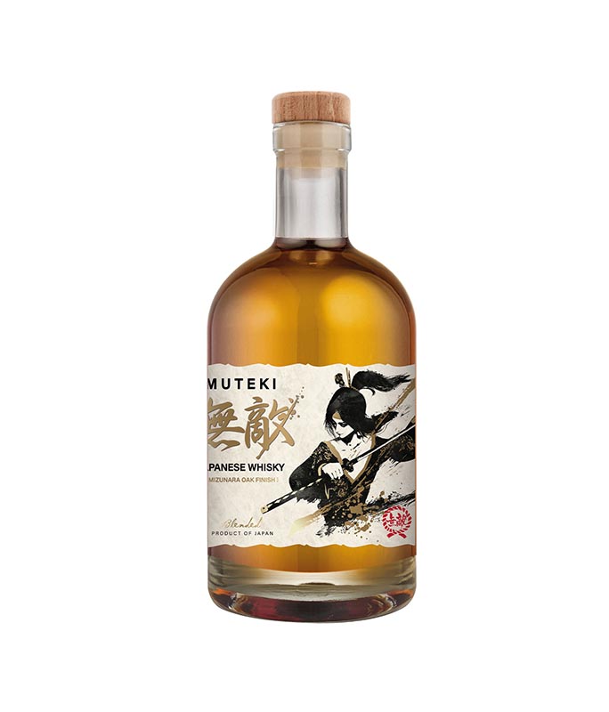 Muteki Mizunara Oak Finish Blended Whiskey Japanese Whiskey