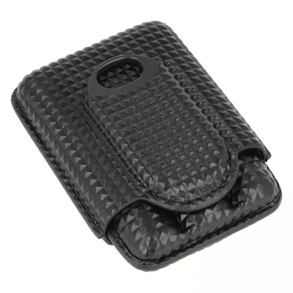 Θήκη πούρων Winjet Diamond Black με κόφτη (Ring 70) 812021