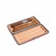 Savinelli Δερμάτινη Πουροθήκη 3 Πούρων T567RD