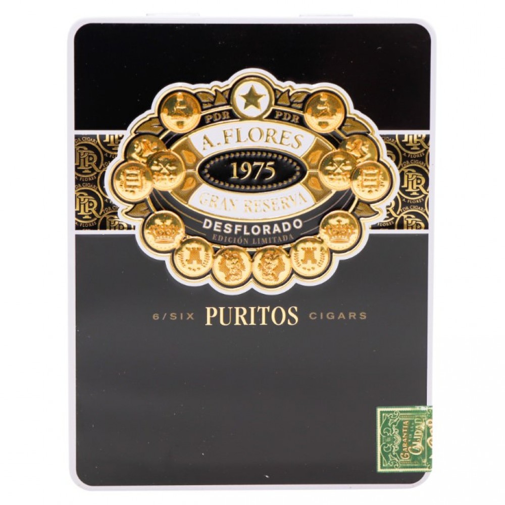 PDR AF 1975 Gran Reserva Desflorado Puritos  (Tin of 6)  PDRAFGRDP