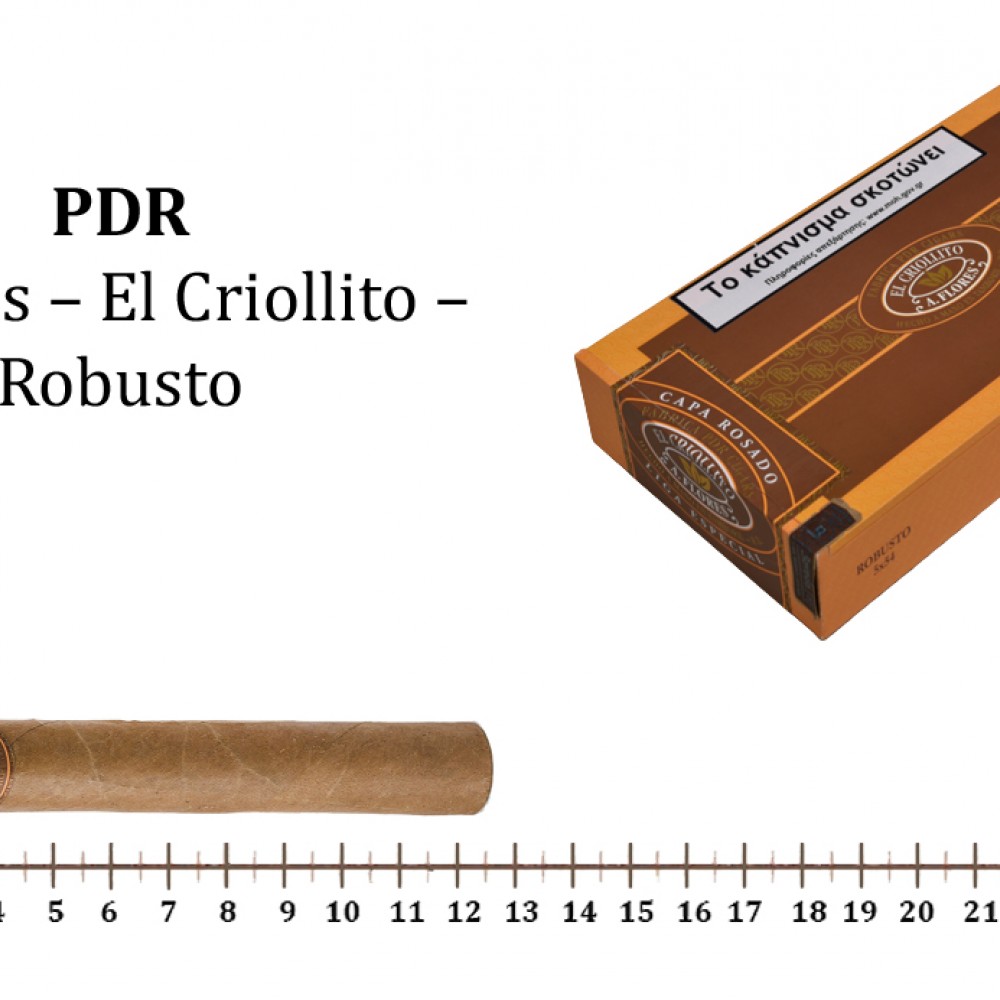 PDR – A.Flores El Criollito Robusto PDRELC54R